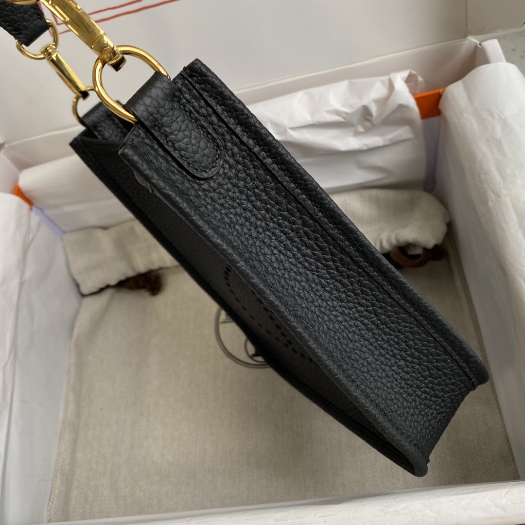 에르메스 미니 에블린16 블랙 금장